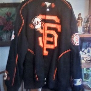 Genuine MLB SF Giants Corderoy Men's Jacket 6XL